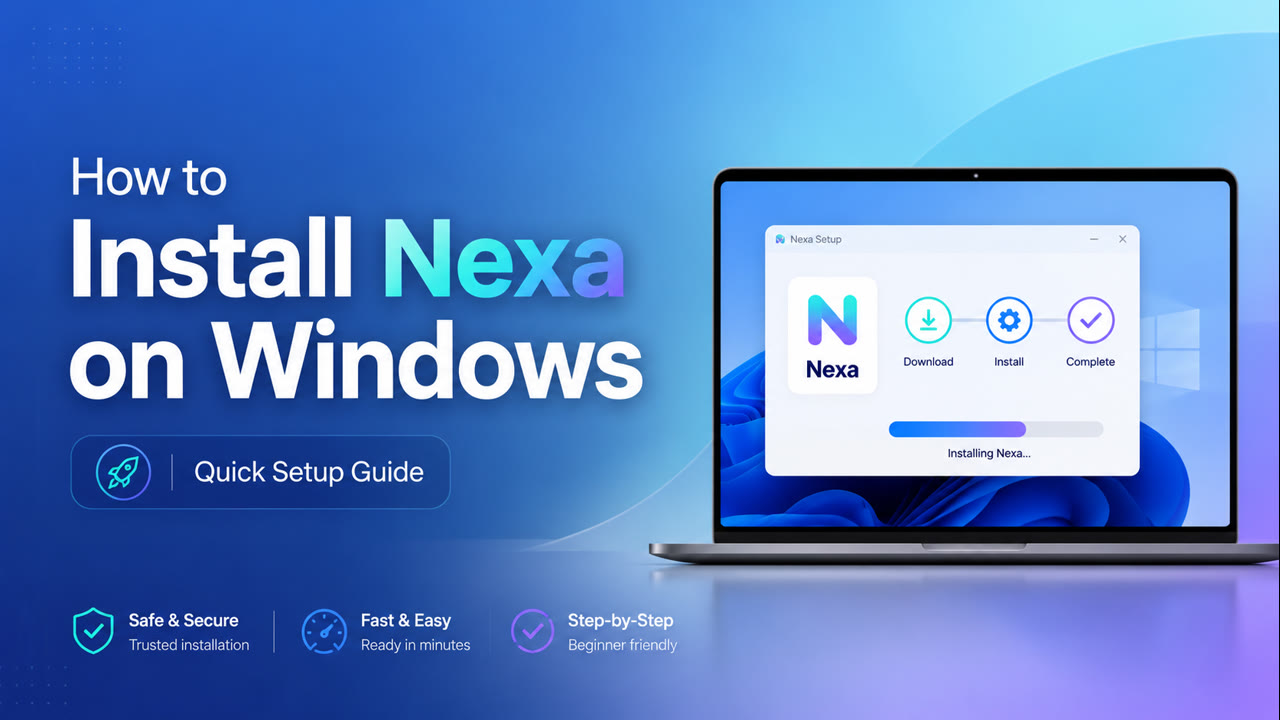 How to install Nexa in Windows thumbnail